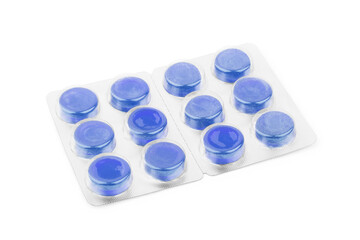 Pills isolated on a white background, treatment concept