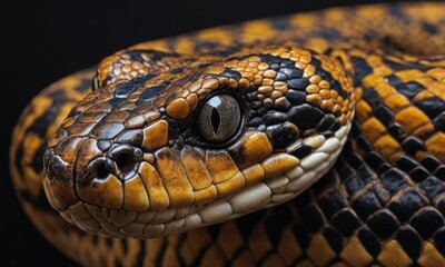 Fototapeta premium Micro Safari: Explore the Closeup Realities of Nature's Cobra Symphony