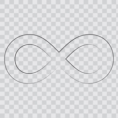  infinity icon illustration isolated vector sign symbol eps10 - obrazy, fototapety, plakaty