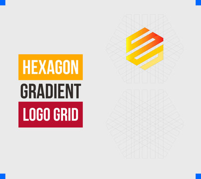 HEXAGON LOGO GRID FOR  LOGO DESIGN