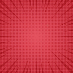 Red Comic book background.
