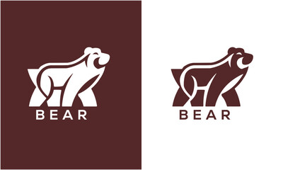 Bear drinking, forest, moon, fire, whisky, Bear Head, animal vector design graphic illustration