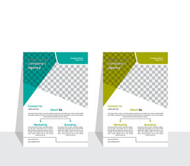 modern minimal business flyer design template