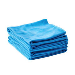 Fototapeta premium Blue huck surgical towel isolated on white or transparent background