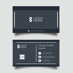 modern business card design business identity