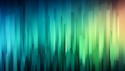 Vibrant colors in a row create a futuristic celebration backdrop generated by AI