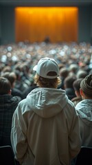Under the White Cap: A Symbol of Identity or Dissent. White Hat in the Room: A Spotlight on Individuality.