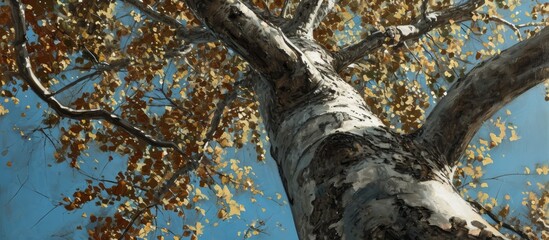 Black poplar tree