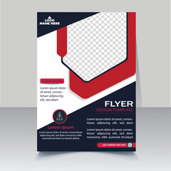 Brochure design, annual report, cover modern layout, poster, flyer vector template in A4 size