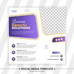Business social media post design template. Vector illustration