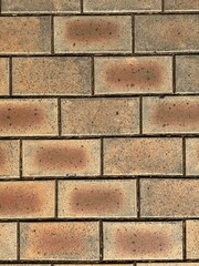 Fototapeta premium cinder block wall background brick texture