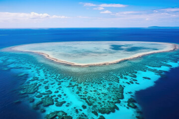Nature island travel sea reef blue water