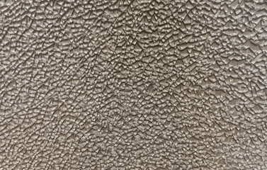 Gray structural background of surface of tempered glass, broken into small pieces. Destruction concept. Can be used as basis for warning text, design, safety announcement. Mock up, blank