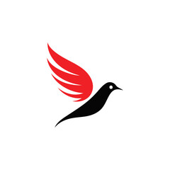 Obraz premium Bird logo design vector template