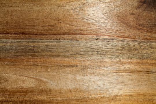 Acacia wood board, wooden background. High quality photo