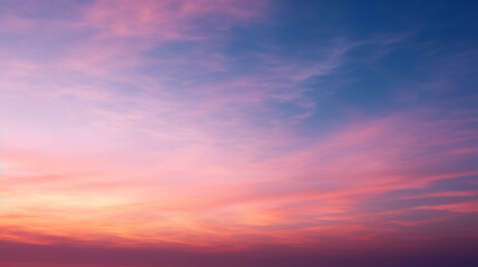 Beautiful evening sky and sun set image