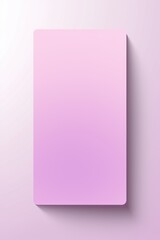 Mauve rectangle isolated on white background top 