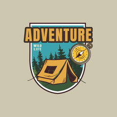 NEW LOGO CAMPING, TRAVELLER, CAMP TRUCK, ADVENTURE, HIKING VECTOR 06