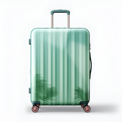 Travel suitcase isolated on white background 