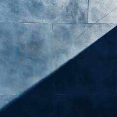 Navy Blue wall with shadows on it