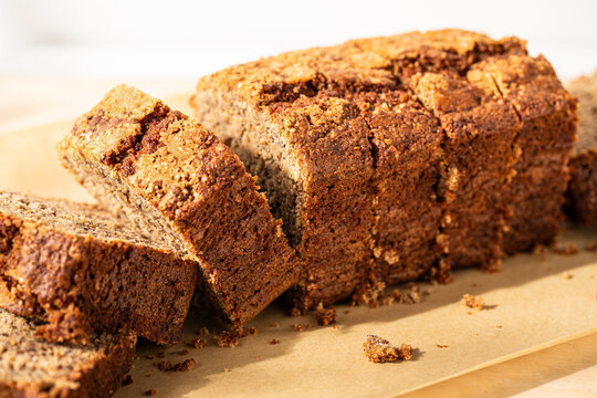 Baked Goods On White Plaster Background
