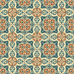 Geometric ethnic oriental pattern. Traditional Turkish style abstract print for fabric, clothing,wrapping, decoration, ceramic tile.