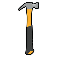 Hammer vector icon