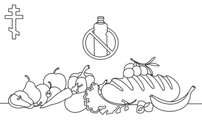 Food. Fast. Allowed food. Christianity. Religion