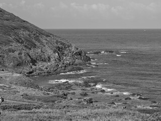 Die Insel Korsika im Mittelmeer