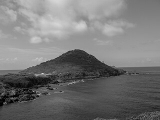Die Insel Korsika im Mittelmeer