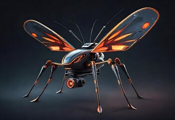 Mariposa drone - obrazy, fototapety, plakaty