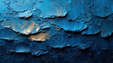 Abstract Blue Art Painting Background, Background HD, Illustrations