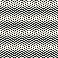 Monochrome Variegated Striped Chevron Pattern