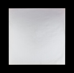 Vinyl Record Album EP Cover Texture Mockup. Realistic paper overlay with worn edges and damage scratches, torn, grainy outline. Album cover old effect for cd, vinyl. 