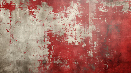 Red and white grunge background
