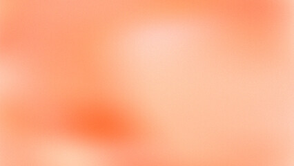 Color of the year 2024 Peach Textured Abstract  background. Peach color grainy gradient template.