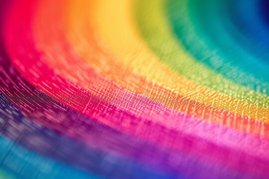 Motley colored strips rainbow multi color lilac tape, bright light cotton candy pink. Neon line fire red. Abstract queerness smooth shiny illustration. demisexual vivid glowing luminous wallpaper