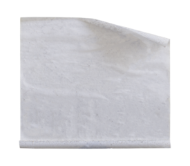 Sticker mockup texture paper glued on street. Template adhesive symbols. White tags, paper stickers with peeling corner, isolated rounded plastic mockup signs