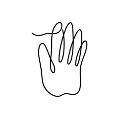 One line five human sense