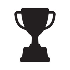 Trophy icon. Trophy cup, winner cup, victory cup vector icon. Reward symbol sign for web and mobile.