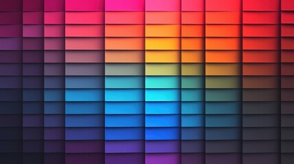 Illustration of a color temperature scale, depicting interior lights in Kelvins with cold and warm lighting lamps. This vector illustration showcases a spectrum of bright intensity, color gradation - obrazy, fototapety, plakaty