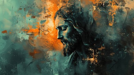 Painting of Jesus Christ.