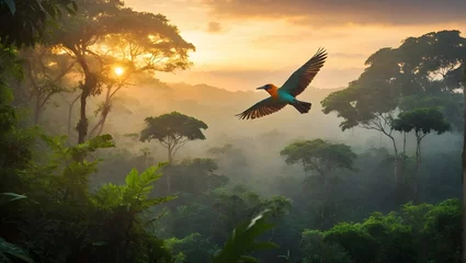Foto op Plexiglas Dschungel im Amazonas © pit24