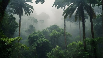 Fototapeta na wymiar Symbolbild Dschungel im Amazonas