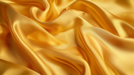 Wrinkled cloth, gold background generate ai