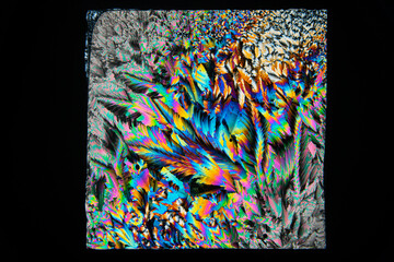 Mesmerizing Crystal Patterns in Vivid Colors