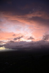 sunrise over the mountains