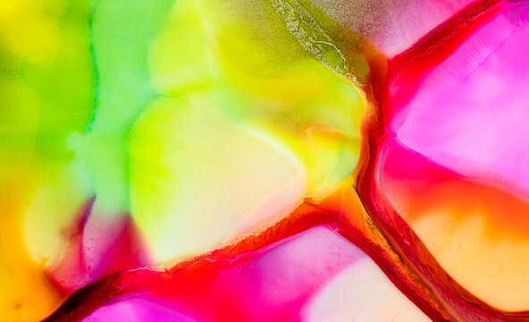 Vivid abstract background with fluid color transitions