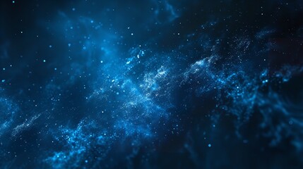 Fototapeta na wymiar Visually Immersive Dark Blue Abstract Background