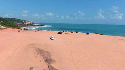 Praia de Pipa (Pipa Beach, Praia da Pipa). Brazil, South America. One of Brazil's most popular beaches and also one of the most cosmopolitan.